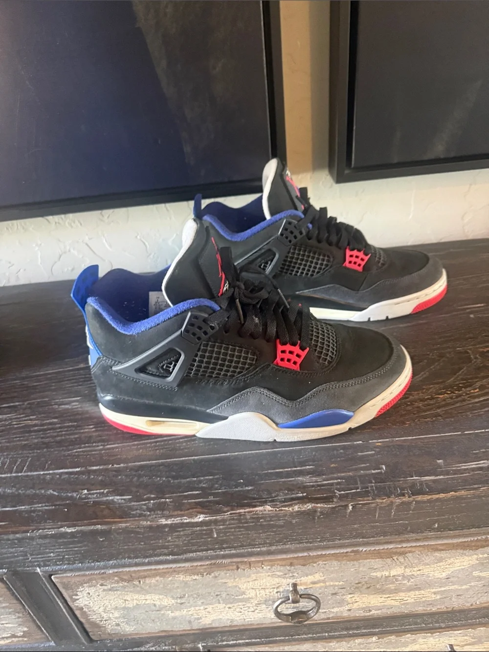 Jordan Black Blue Red Retro Basketball Sneakers